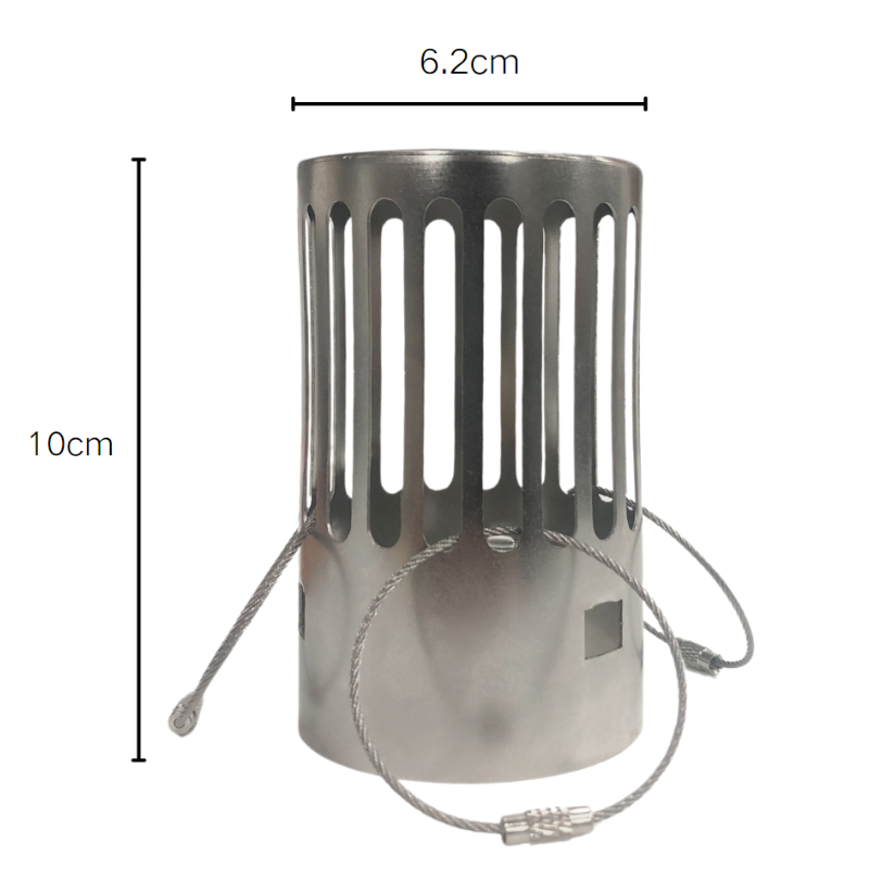 Tent Stove Pipe Spark Arrestor Cap - Camping Wood Stove Chimney Cap 62mm