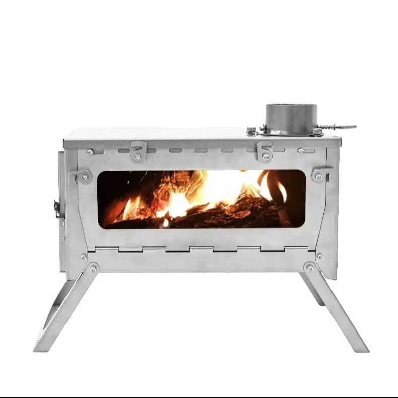 Portable Outdoor Wood Burning  - Hot Tent Wood Stove With Chimney Pipe review and price