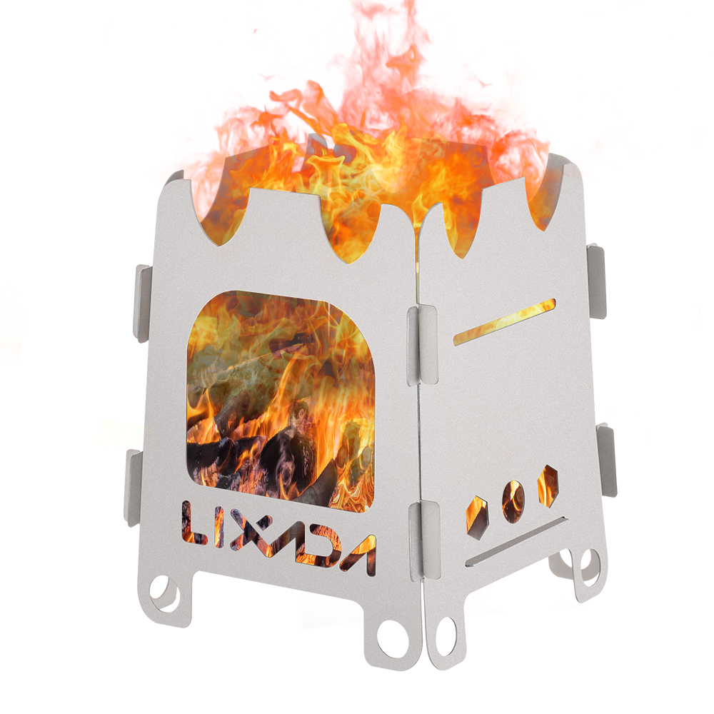 Lixada Titanium/Stainless stee - Titanium Folding Wood Stove Tent review and price