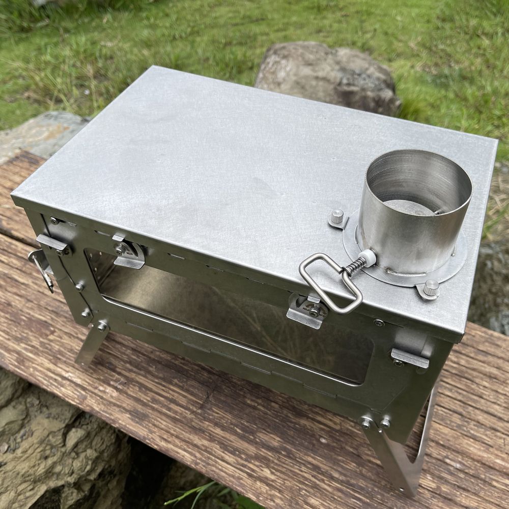 Ultralight Hot Tent Stove With - Hot Tent Wood Stove With Chimney Pipe review and price