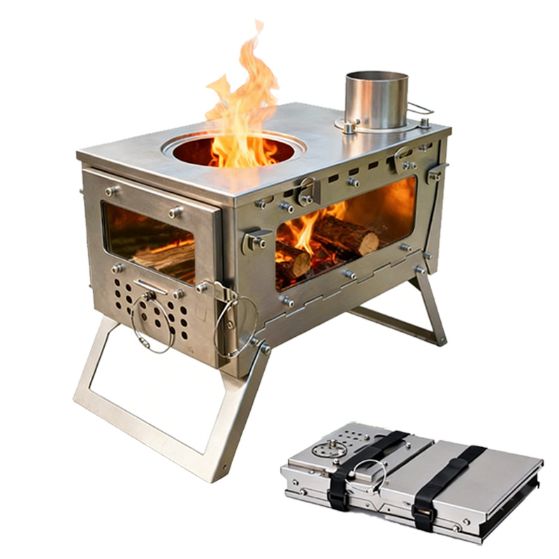 DANCHEL S2 Pro Camping Hot Ten - Hot Tent Wood Stove With Chimney Pipe review and price