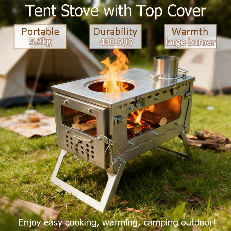 DANCHEL S2 Pro Camping Hot Ten - Hot Tent Wood Stove With Chimney Pipe review and price