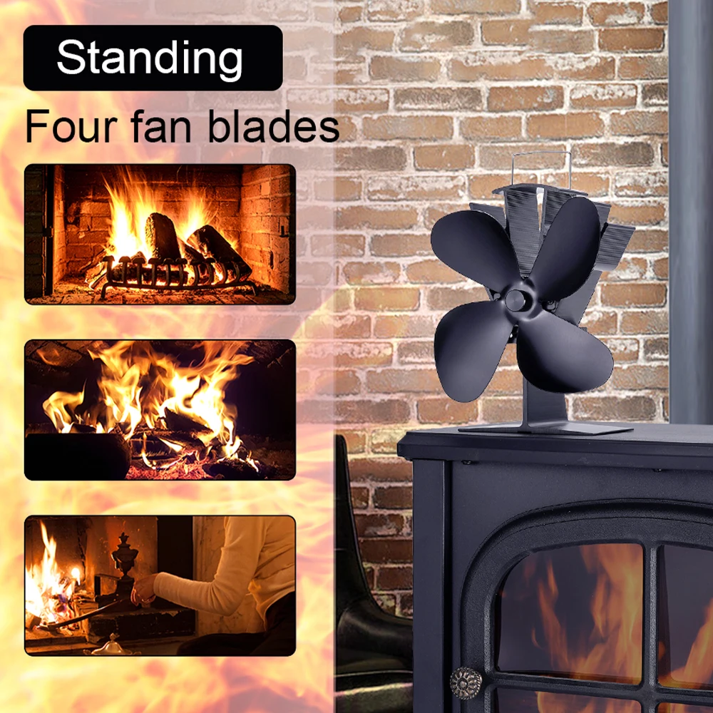 4 Blade Heat Powered Stove Fan - Stove Fan Heat Powered 4 Blade review and price