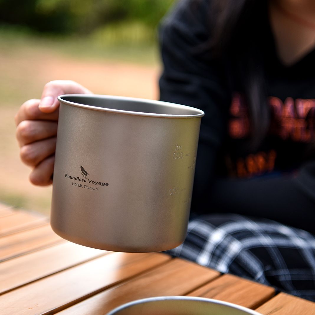 Boundless Voyage Camping Cookw - Titanium Cooking Pot Pan Mess Kit review and price