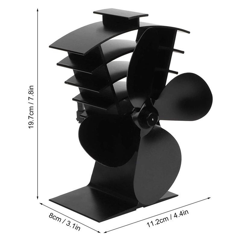 High Temperature Wood Stove Fa - Stove Fan Heat Powered 4 Blade review and price