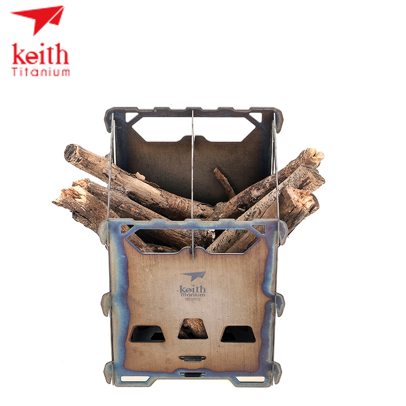 KEITH Pure Titanium Mini Wood  - Ultralight Titanium Wood Stove Backpack review and price