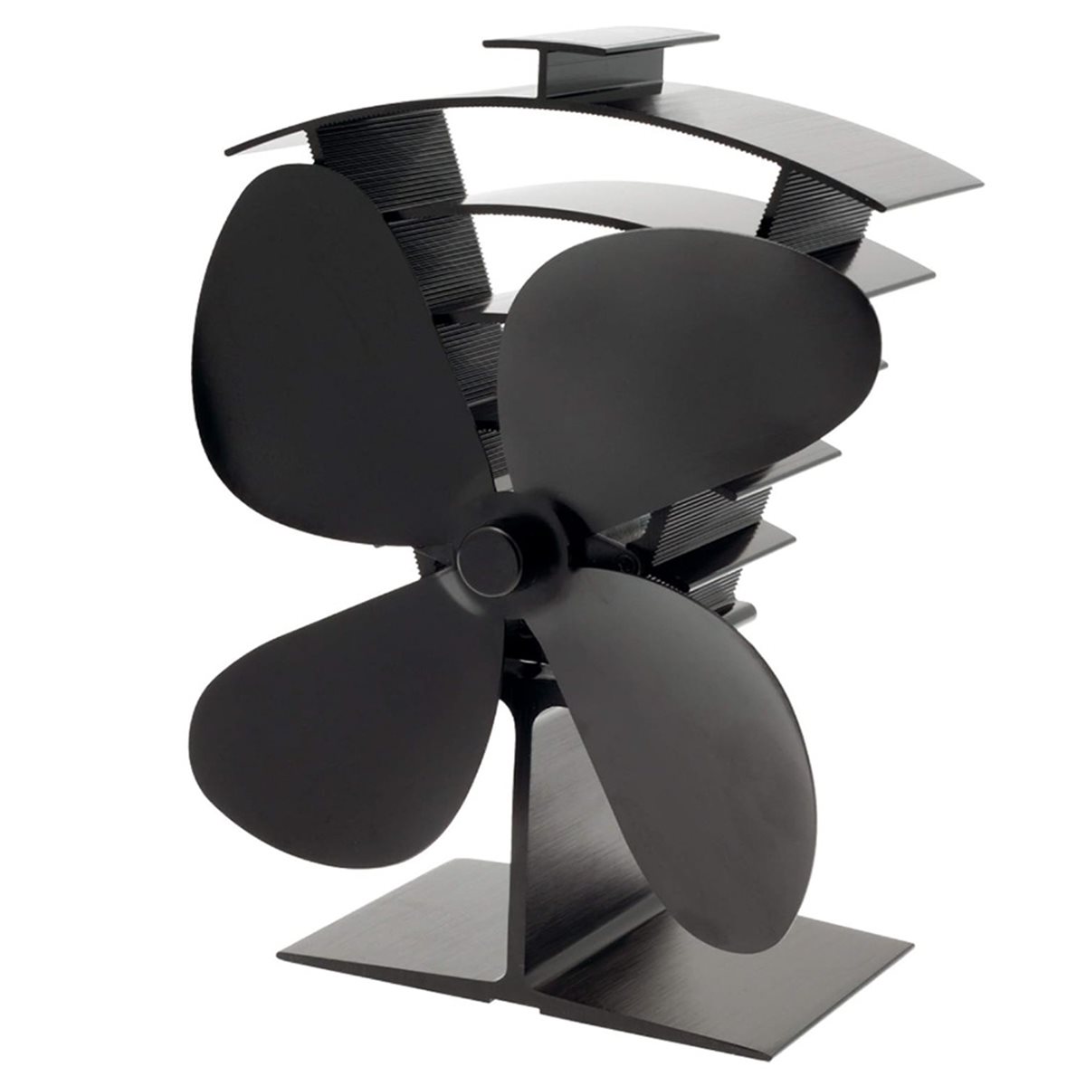 Wood Stove Fan Aluminum Withst - Stove Fan Heat Powered 4 Blade review and price