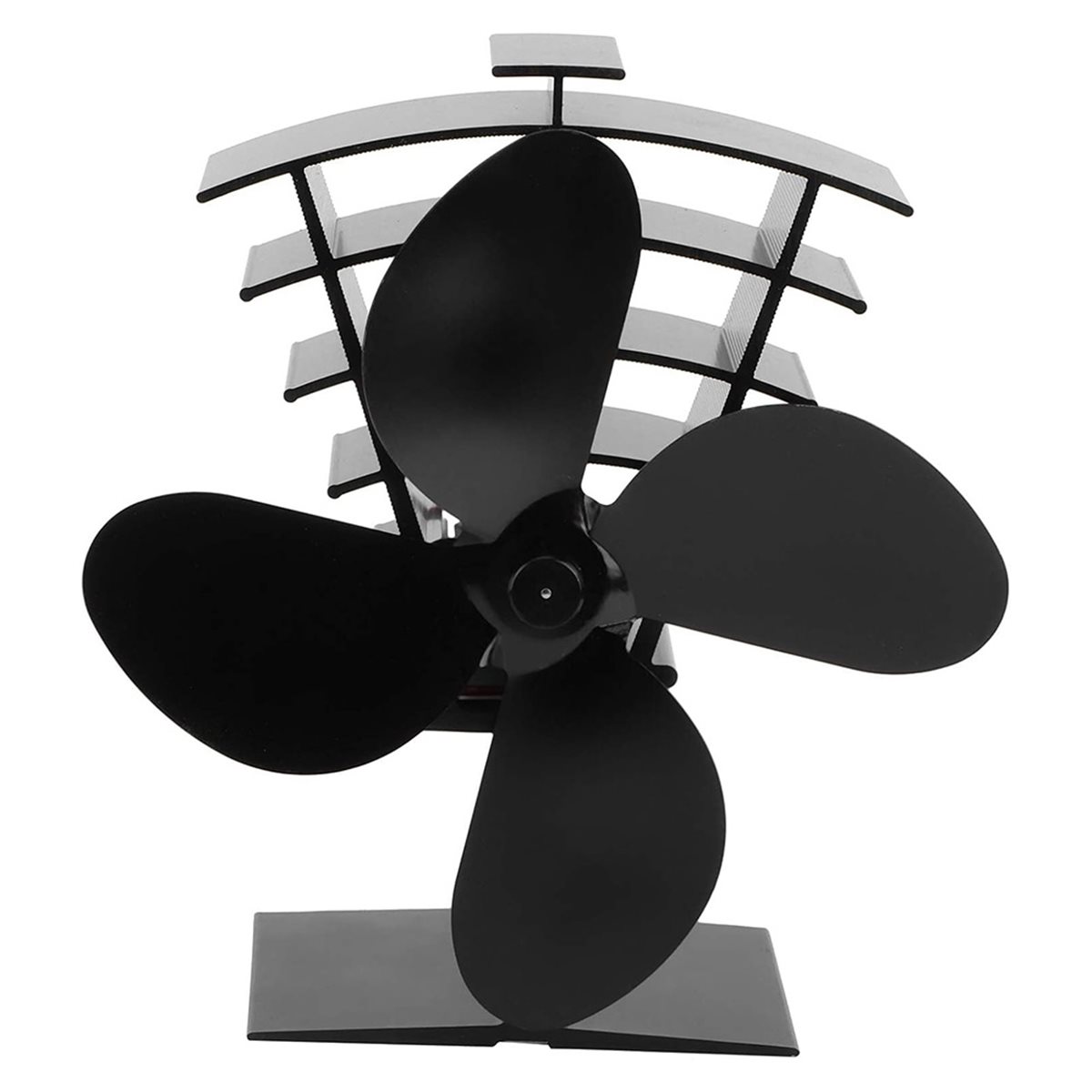 Wood Stove Fan Aluminum Withst - Stove Fan Heat Powered 4 Blade review and price