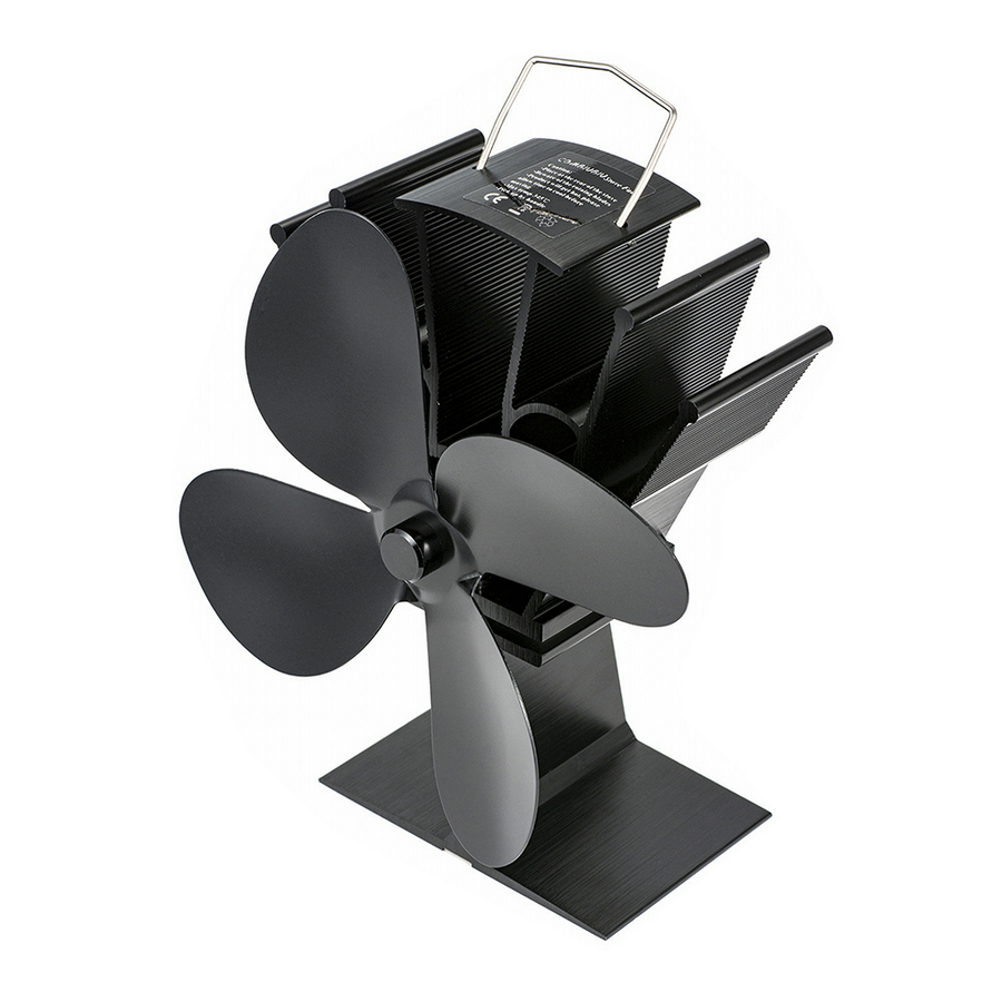 Mini 4 Blade Heat Powered Stov - Stove Fan Heat Powered 4 Blade review and price