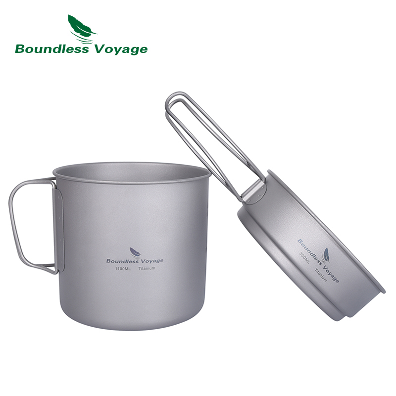 Boundless Voyage Camping Cooki - Titanium Cooking Pot Pan Mess Kit review and price