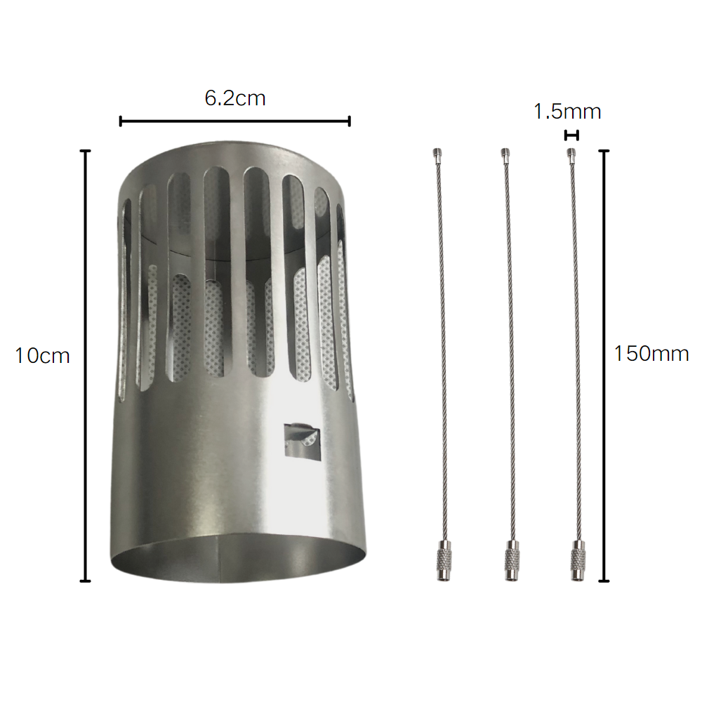 TEKL OUTDOOR Chimney Spark Arr - Tent Stove Pipe Spark Arrestor Cap review and price
