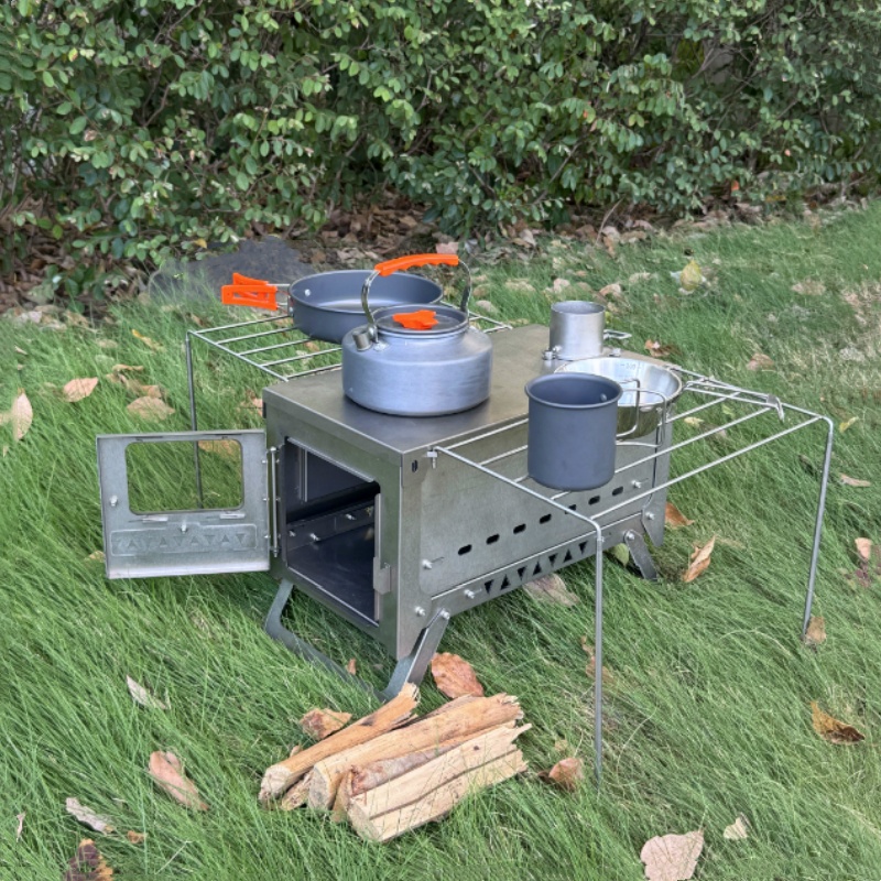 Titanium Wood Stove Secondary  - Titanium Folding Wood Stove Tent review and price