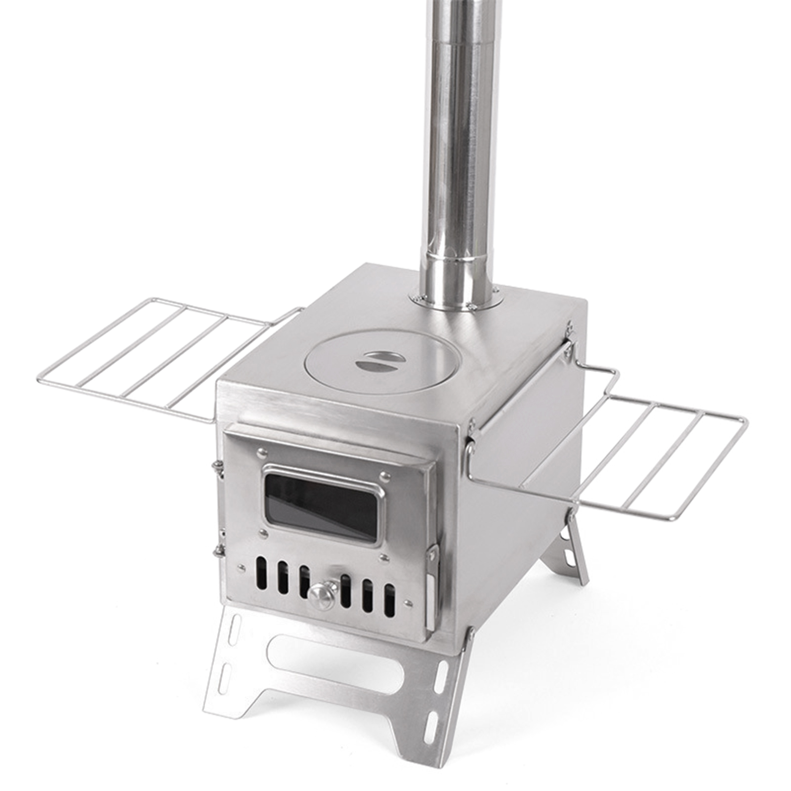 Outdoor Camping Wood-burning S - Titanium Wood Stove Glass Window review and price