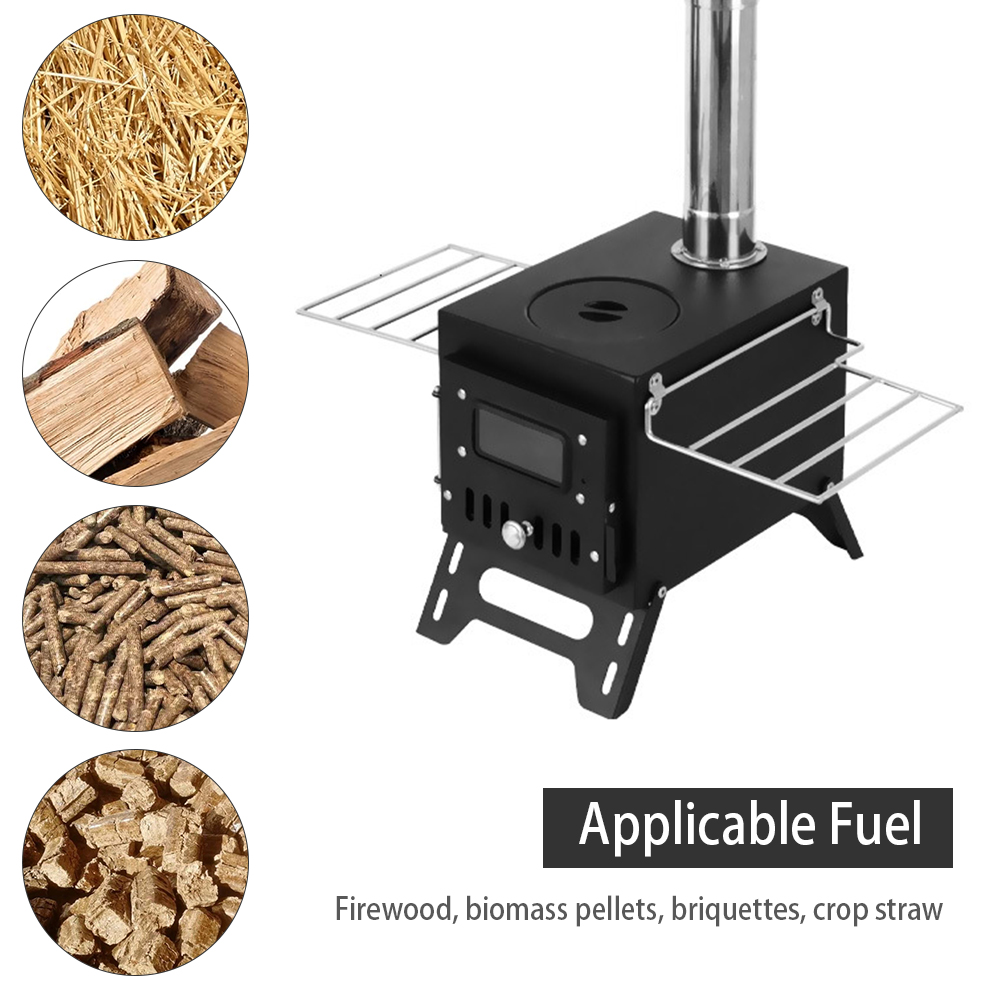 Outdoor Camping Wood-burning S - Titanium Wood Stove Glass Window review and price