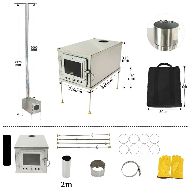 Foldable  Tent Stove Lightweig - Titanium Folding Wood Stove Tent review and price