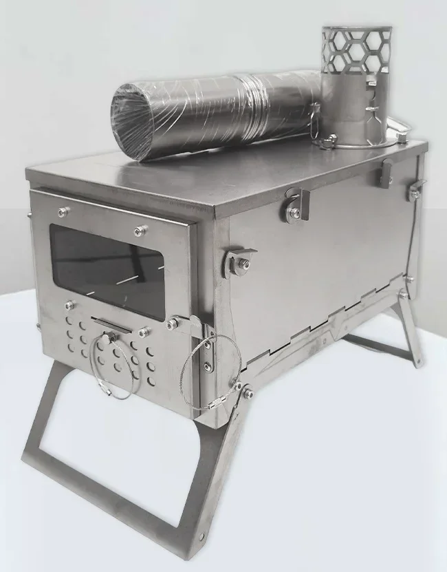 Titanium Wood Burning Stove Po - Hot Tent Wood Stove With Chimney Pipe review and price