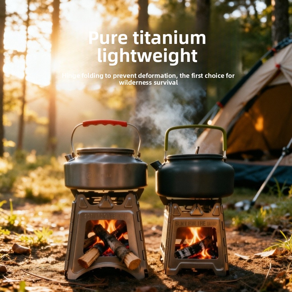 TiForge Compact Folding Titani - Titanium Folding Wood Stove Tent review and price