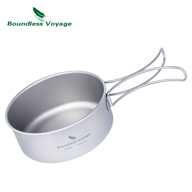 Boundless Voyage Camping Titan - Titanium Cooking Pot Pan Mess Kit review and price