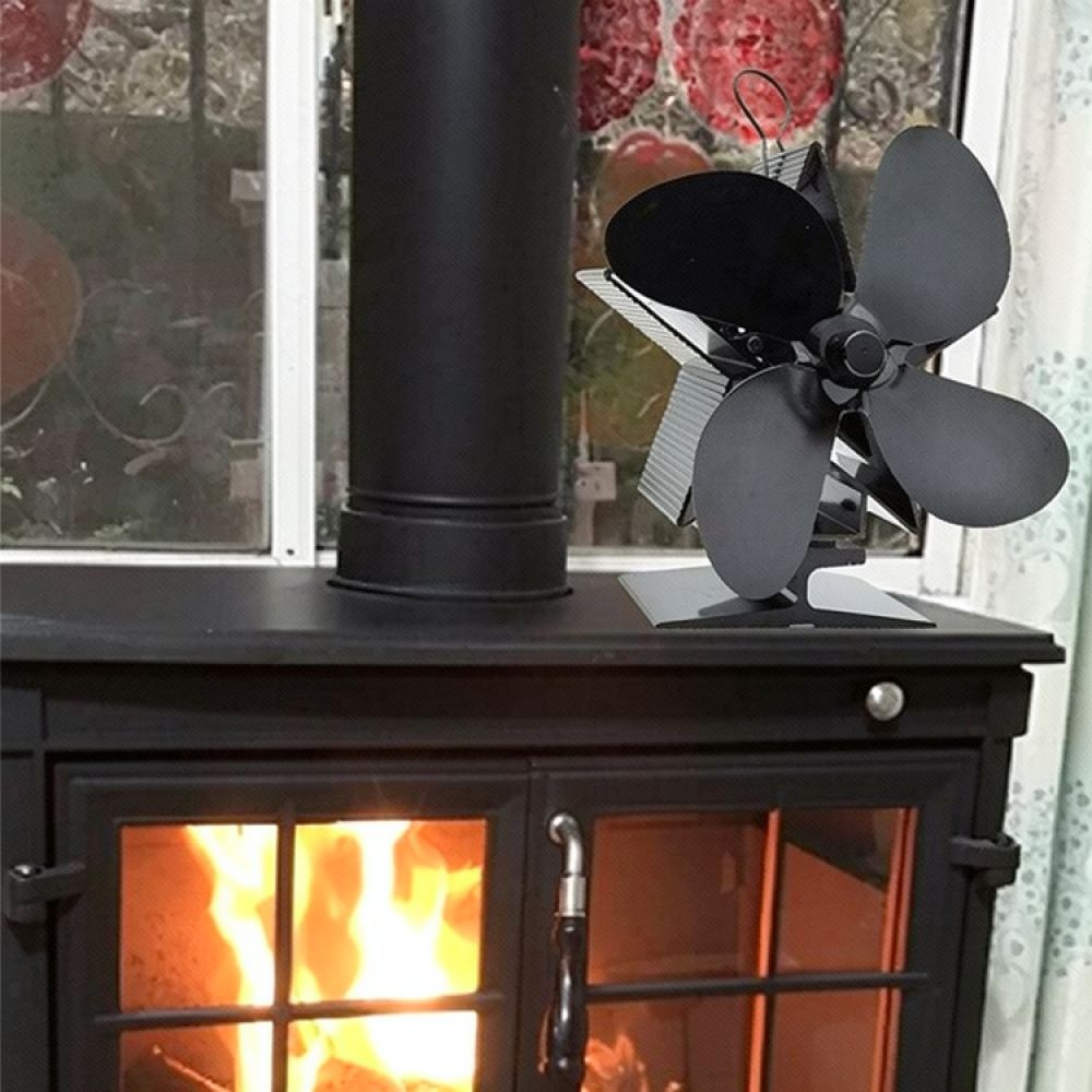 Silent Heat Powered Stove Fan  - Stove Fan Heat Powered 4 Blade review and price