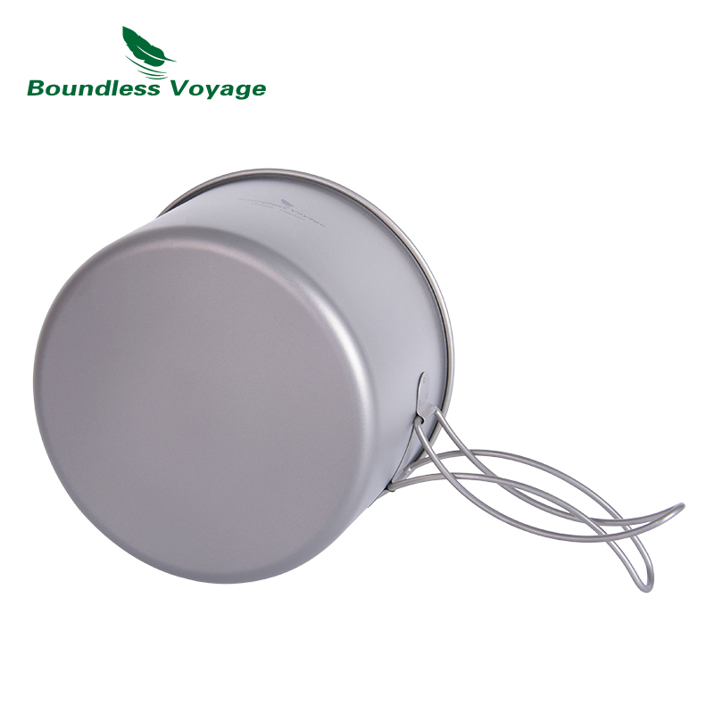 Boundless Voyage Titanium Pot  - Titanium Cooking Pot Pan Mess Kit review and price