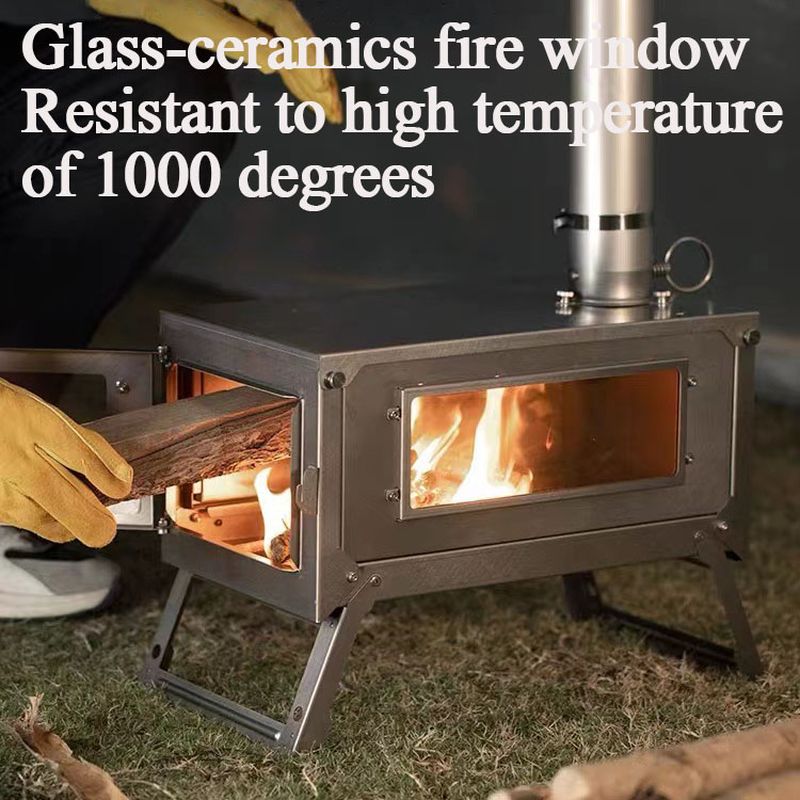 Folding Titanium Fire Wood Hea - Titanium Folding Wood Stove Tent review and price