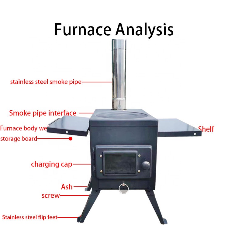 Compact Portable Wooden Campin - Titanium Folding Wood Stove Tent review and price