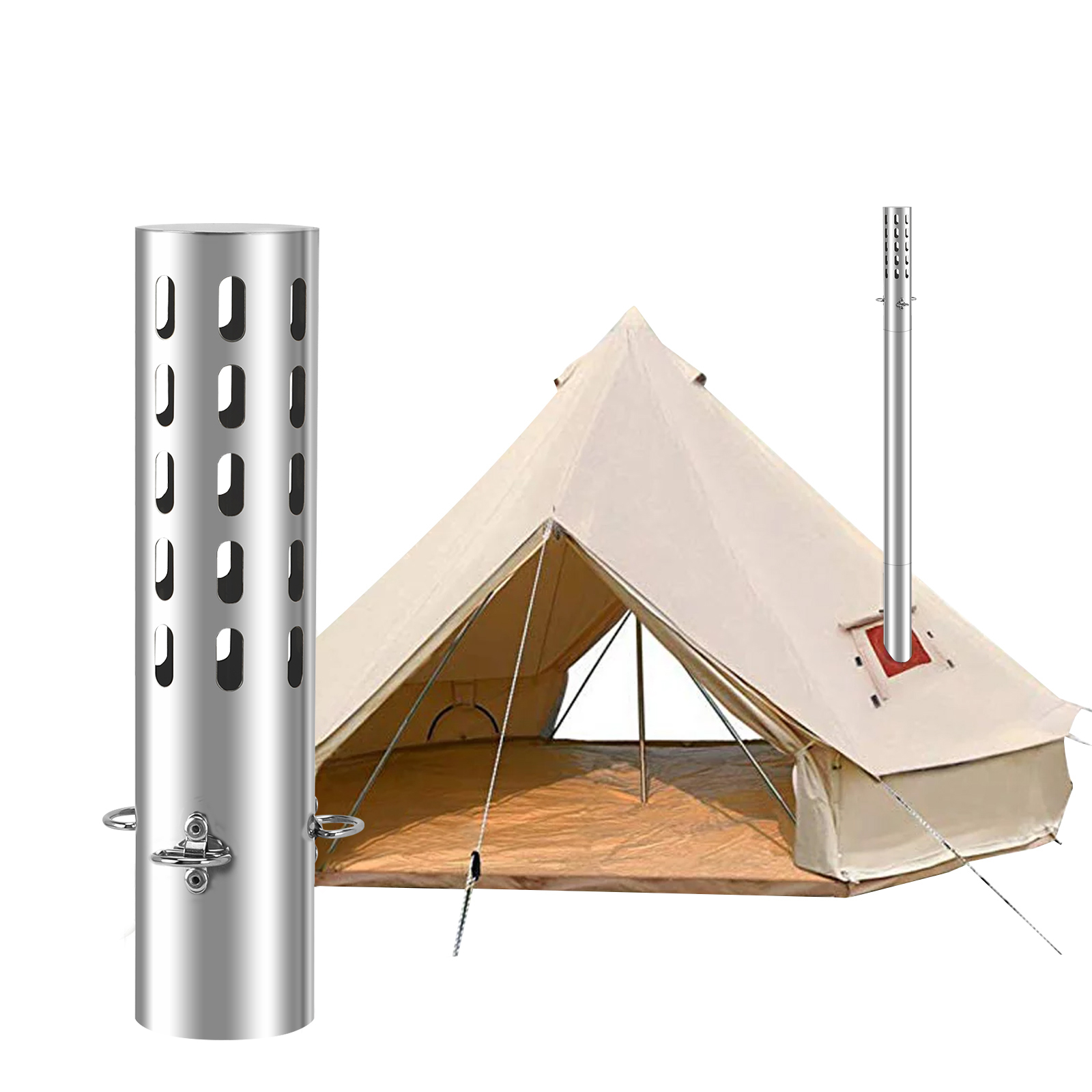 Camping Tent Stove Chimney Par - Tent Stove Pipe Spark Arrestor Cap review and price